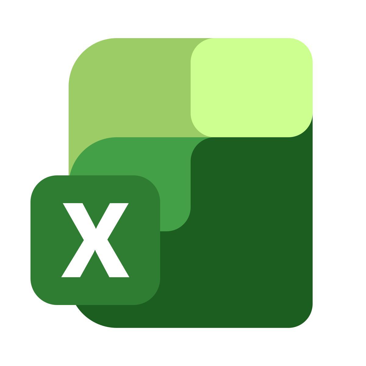 Microsoft Excel 2025 icon in Color style
